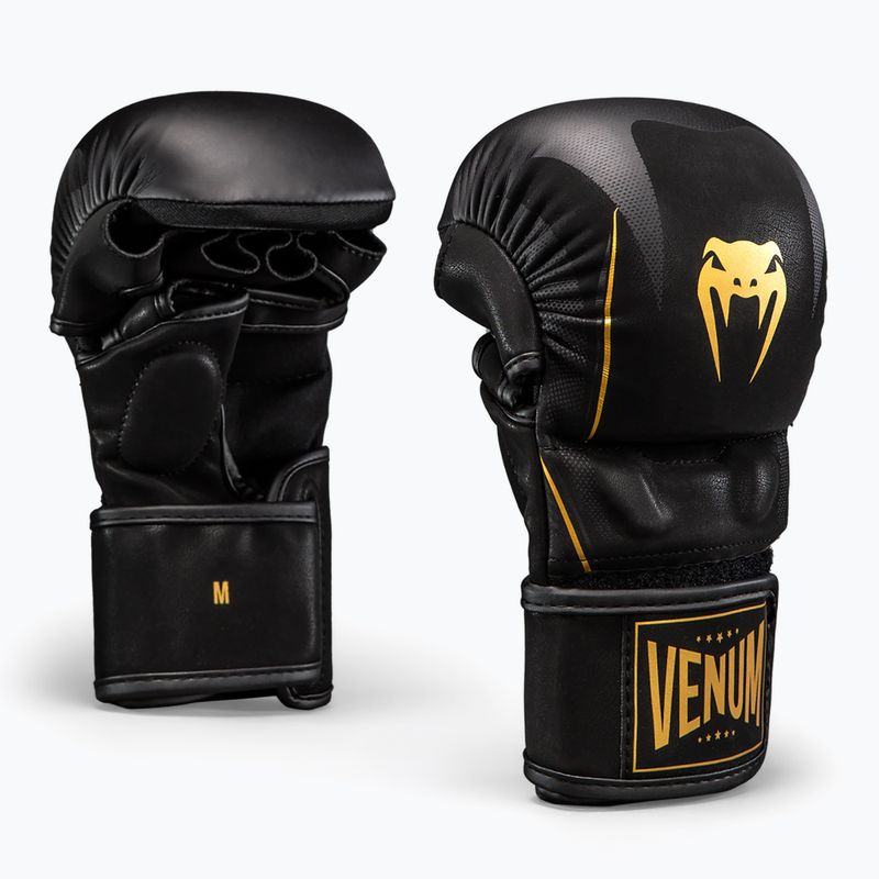 MMA gloves Venum G-Core Sparring black/gold 2