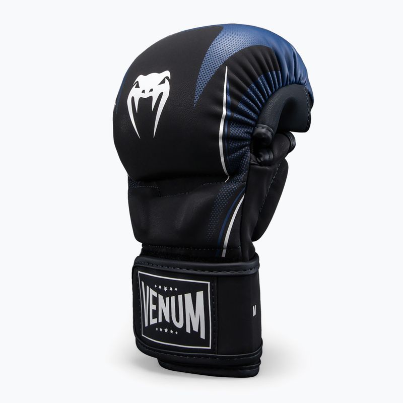 MMA gloves Venum G-Core Sparring navy blue/white 3