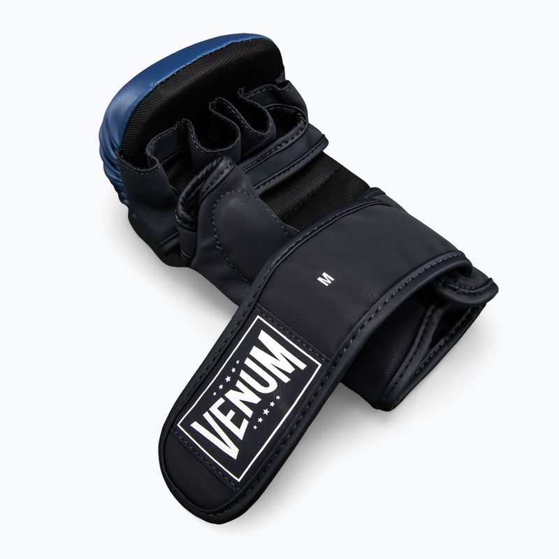 MMA gloves Venum G-Core Sparring navy blue/white 4