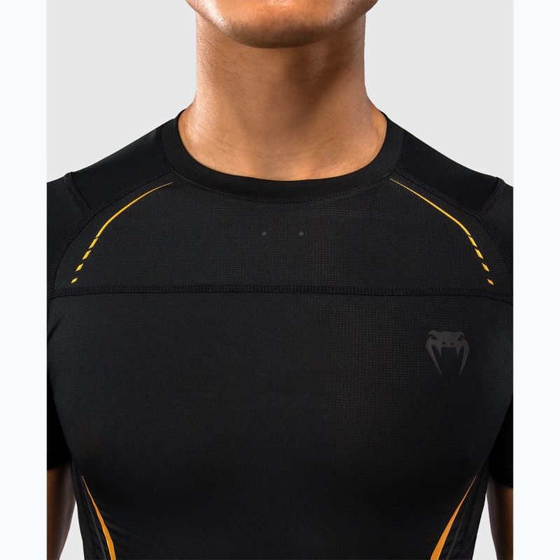 Men's rashguard Venum G-Core Rashguard SS black/gold 5