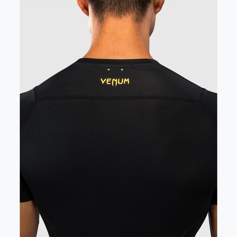 Men's rashguard Venum G-Core Rashguard SS black/gold 6