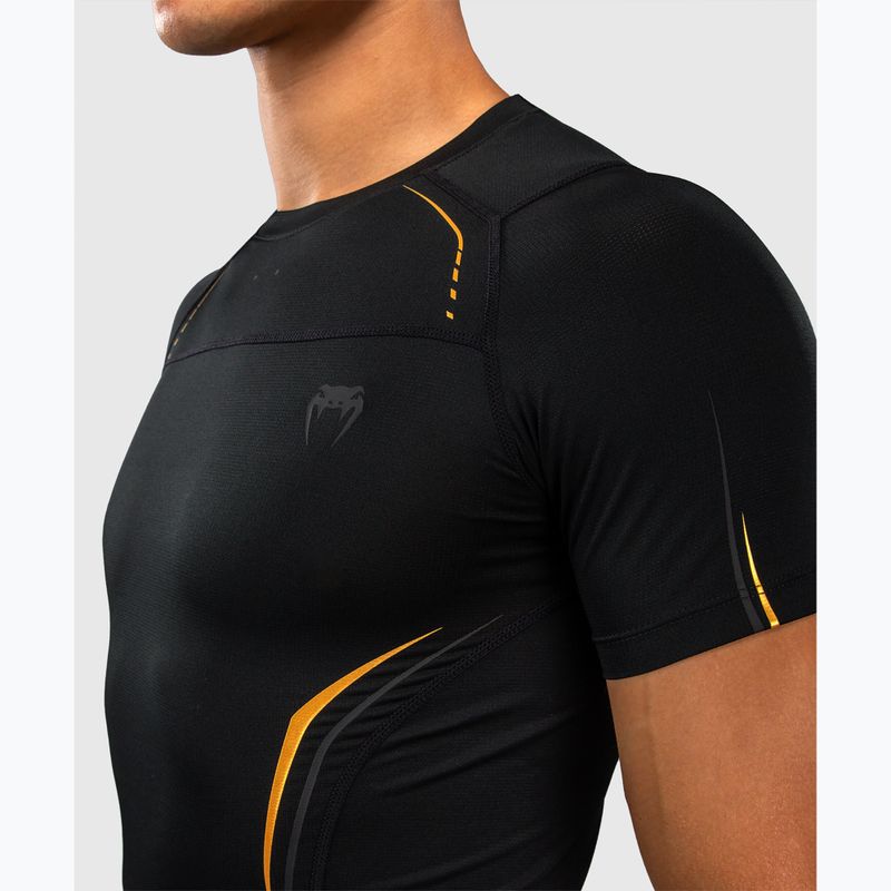 Men's rashguard Venum G-Core Rashguard SS black/gold 7