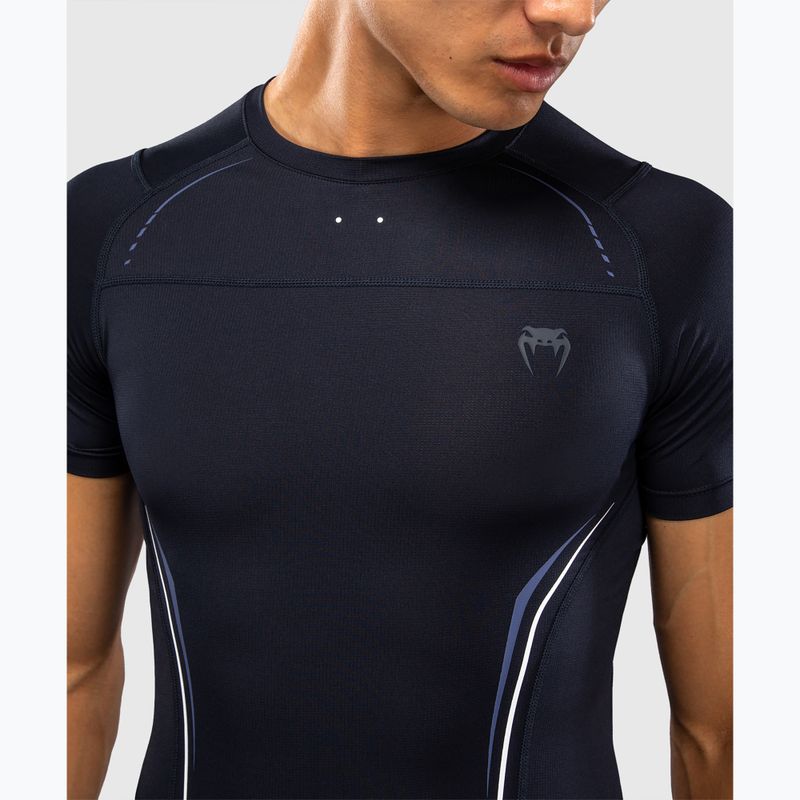 Men's rashguard Venum G-Core Rashguard SS navy blue/white 5