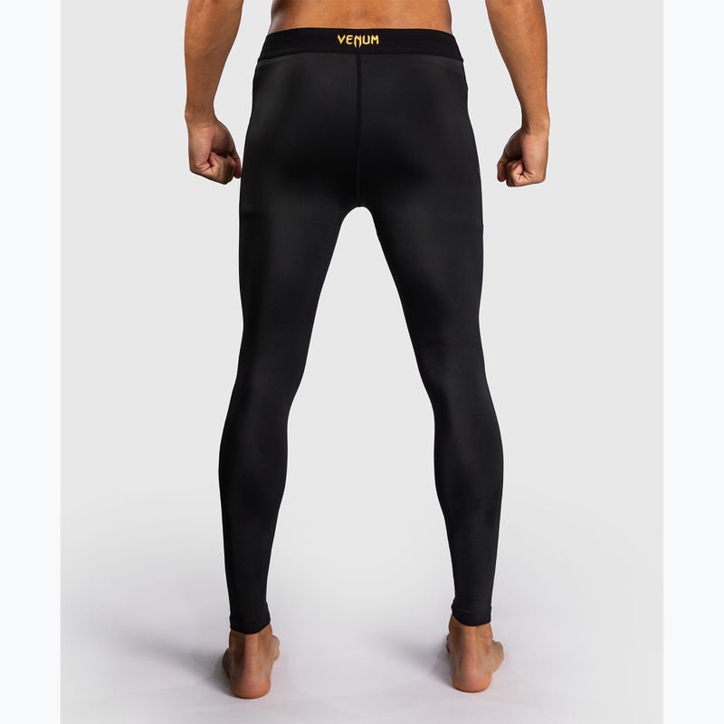 Men's training leggings Venum G-Core Spats black/gold 3