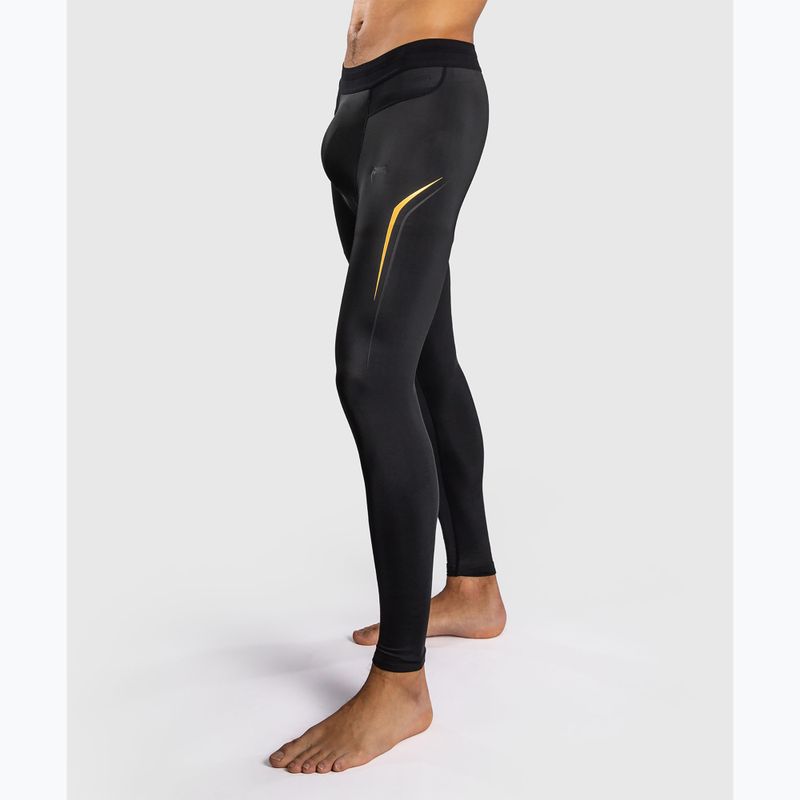Men's training leggings Venum G-Core Spats black/gold 4
