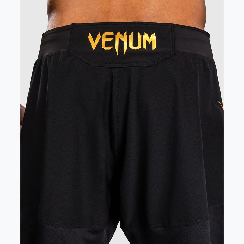 Men's training shorts Venum G-Core Fight black/gold 6
