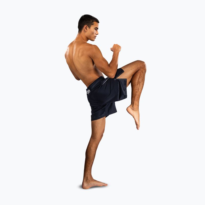 Men's training shorts Venum G-Core Fight navy blue/white 2