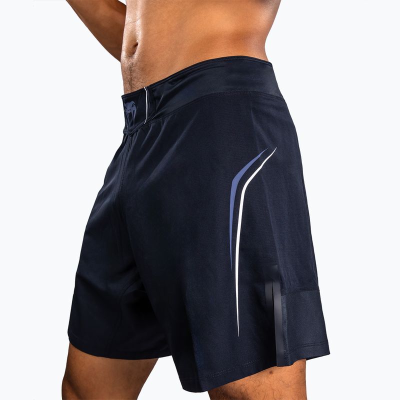 Men's training shorts Venum G-Core Fight navy blue/white 6