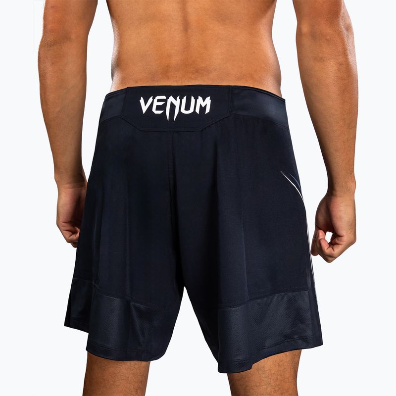 Men's training shorts Venum G-Core Fight navy blue/white 7
