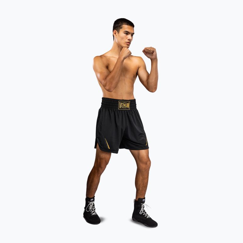 Men's training shorts Venum G-Core Boxing black/gold 2