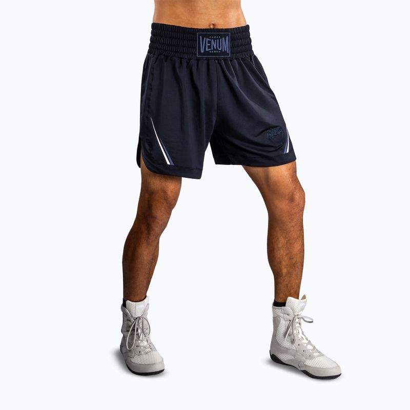 Men's training shorts Venum G-Core Boxing navy blue/white 4