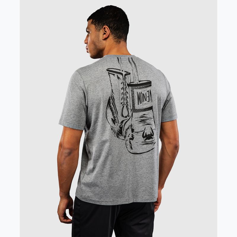 Men's T-shirt Venum Fight Icon Cotton light heather grey 2
