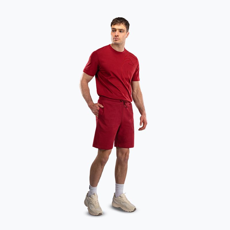 Men's training shorts Venum Giant 3D Cotton red 2