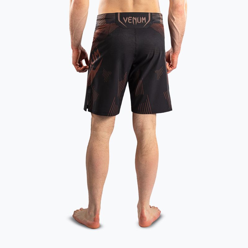 Men's training shorts Venum No-Gi 6.0 Fight black/brown 3
