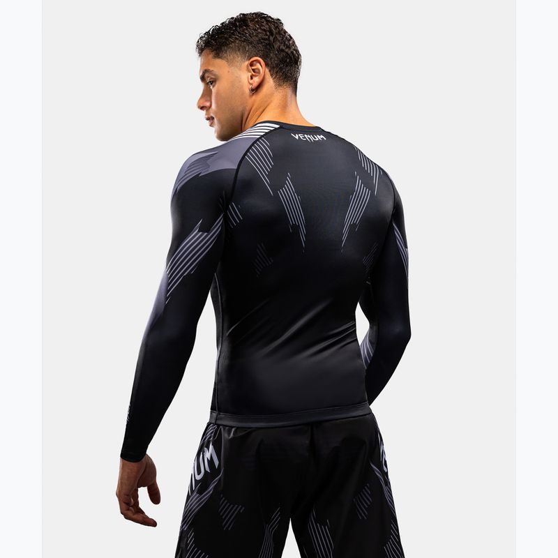 Men's long sleeve rashguard Venum No-Gi 6.0 Rashguard black/white 2
