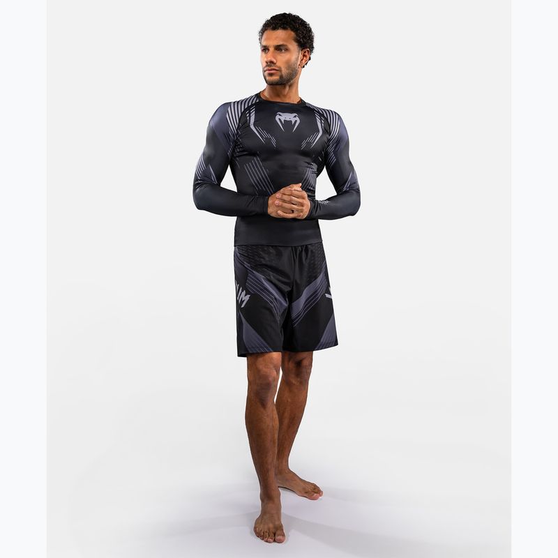 Men's long sleeve rashguard Venum No-Gi 6.0 Rashguard black/grey 2