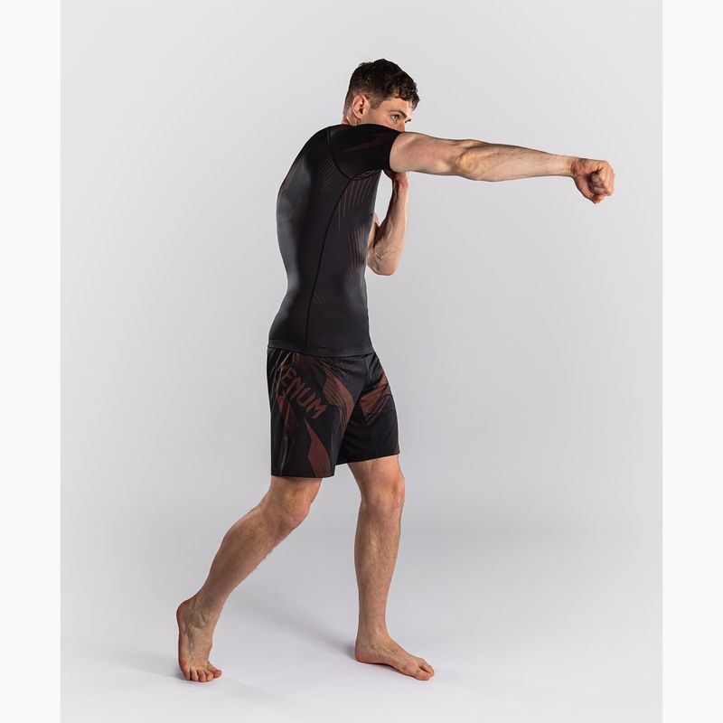 Men's rashguard Venum No-Gi 6.0 Rashguard black/brown 2