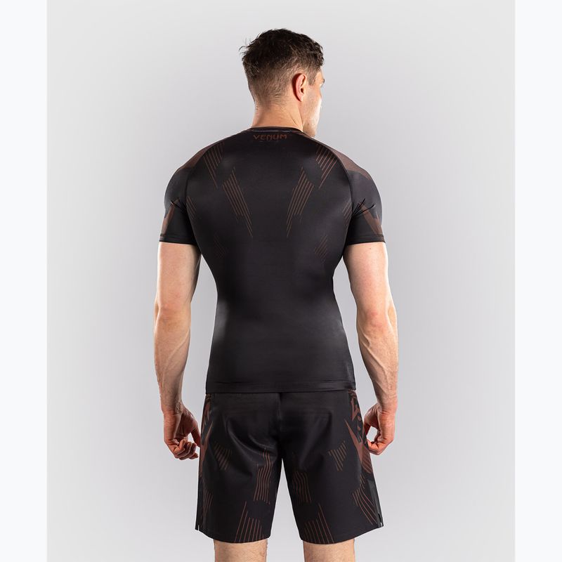 Men's rashguard Venum No-Gi 6.0 Rashguard black/brown 3