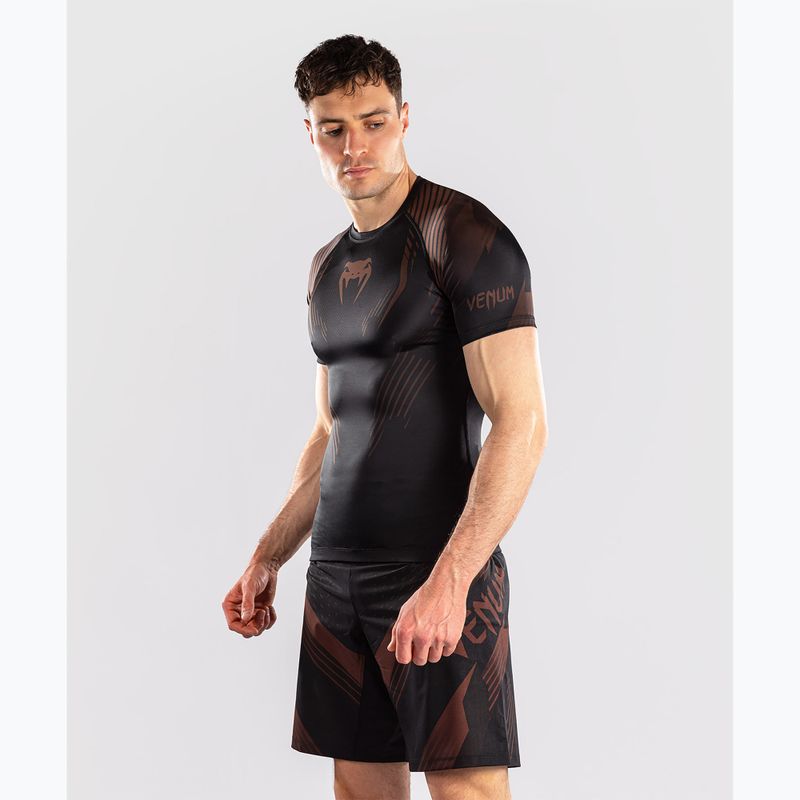 Men's rashguard Venum No-Gi 6.0 Rashguard black/brown 4