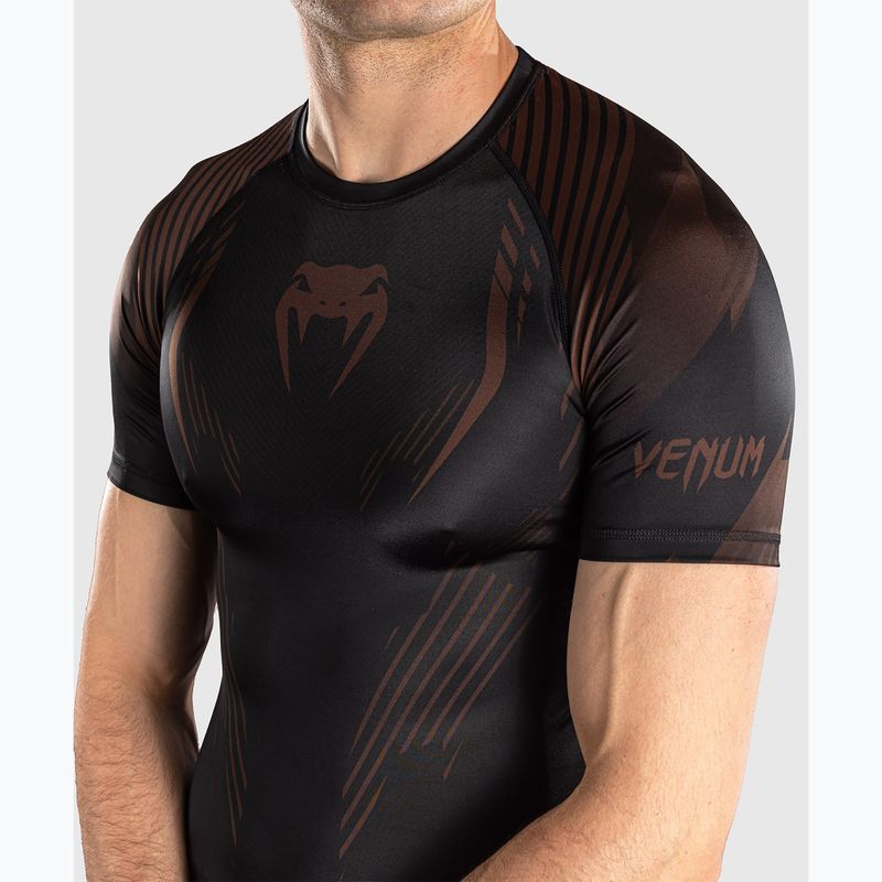 Men's rashguard Venum No-Gi 6.0 Rashguard black/brown 5