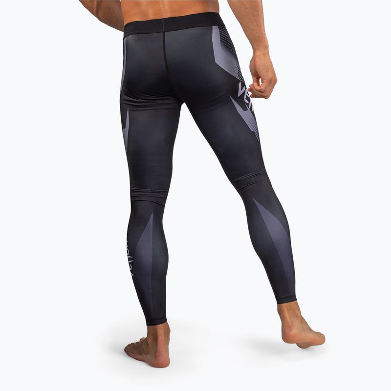 Men's training leggings Venum No-Gi 6.0 Spats black/white 3