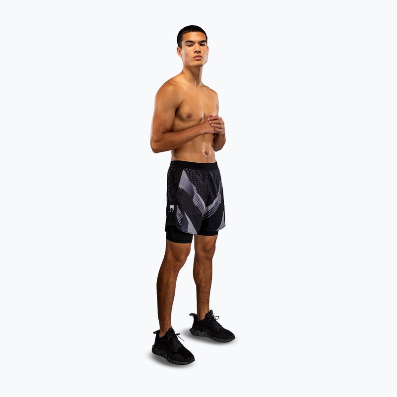 Men's training shorts Venum No-Gi 6.0 Training black/white 2