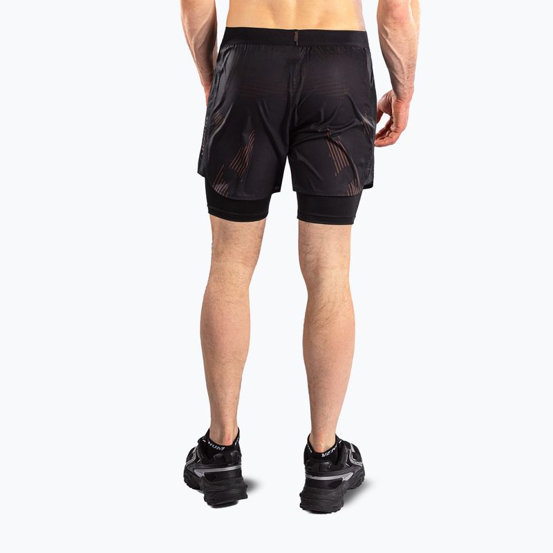 Men's training shorts Venum No-Gi 6.0 Training black/brown 2