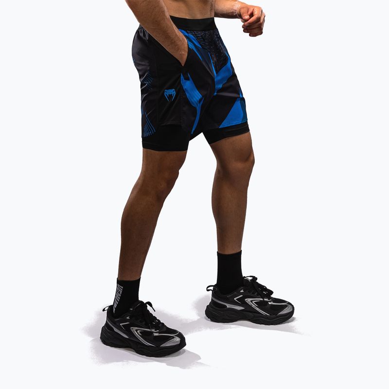 Men's training shorts Venum No-Gi 6.0 Training black/blue 5