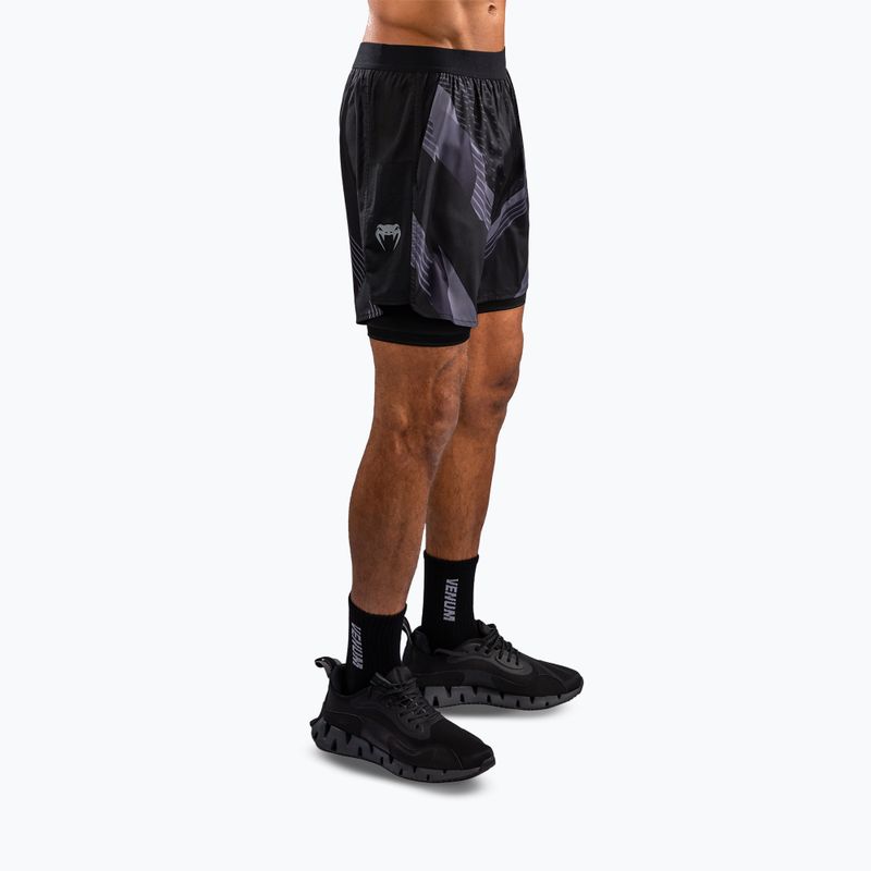 Men's training shorts Venum No-Gi 6.0 Training black/grey 5