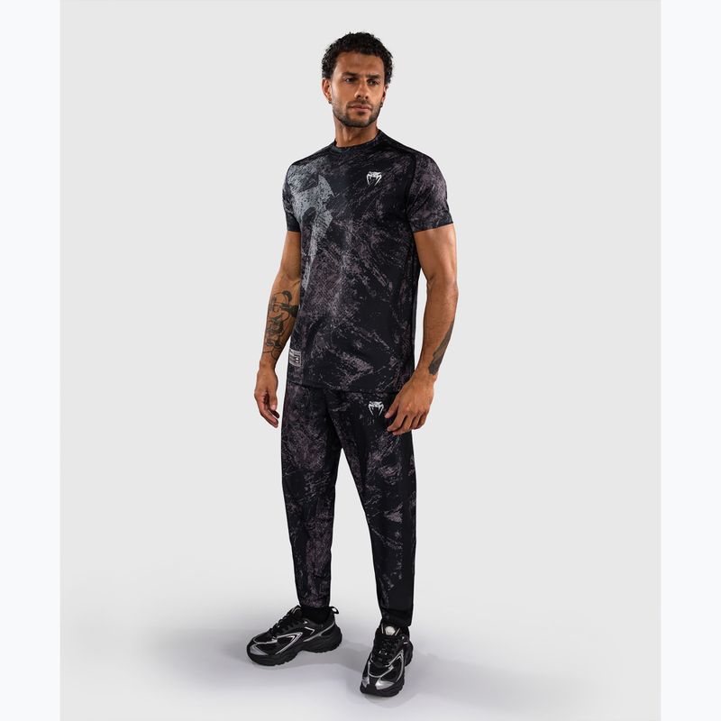 Men's T-shirt Venum Rage & Workout Dry Tech black/grey 2