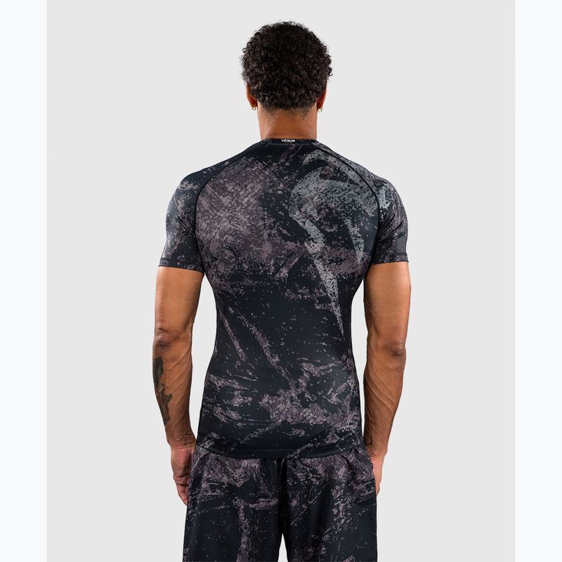 Men's rashguard Venum Rage & Workout Rashguard SS black/grey 2