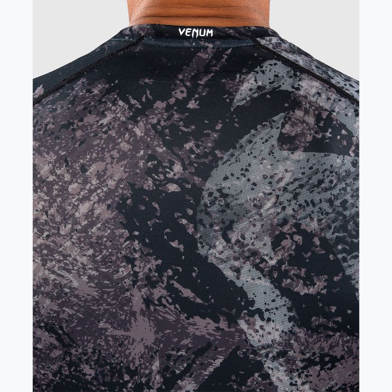 Men's rashguard Venum Rage & Workout Rashguard SS black/grey 6