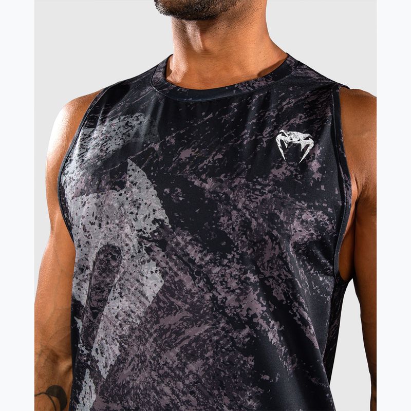 Men's T-shirt Venum Rage & Workout Dry Tech Tank Top black/grey 5