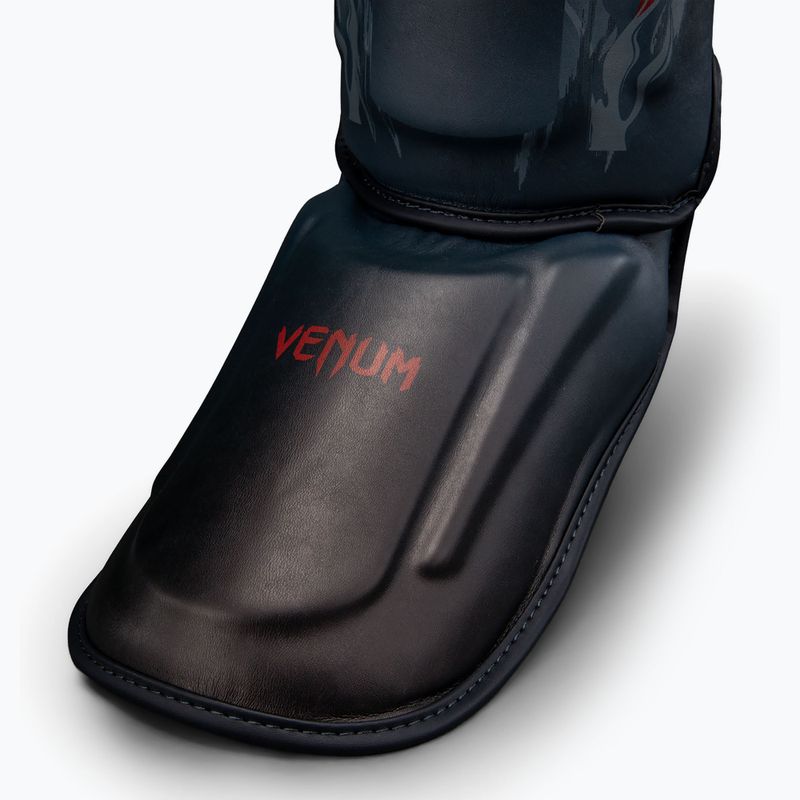 Shin guards Venum Demon Shin black/grey 4