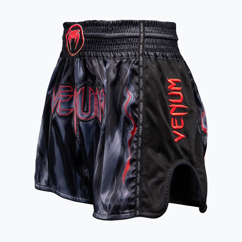 Men's training shorts Venum Demon Muay Thai black/grey 3