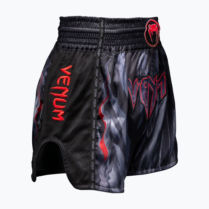 Men's training shorts Venum Demon Muay Thai black/grey 4
