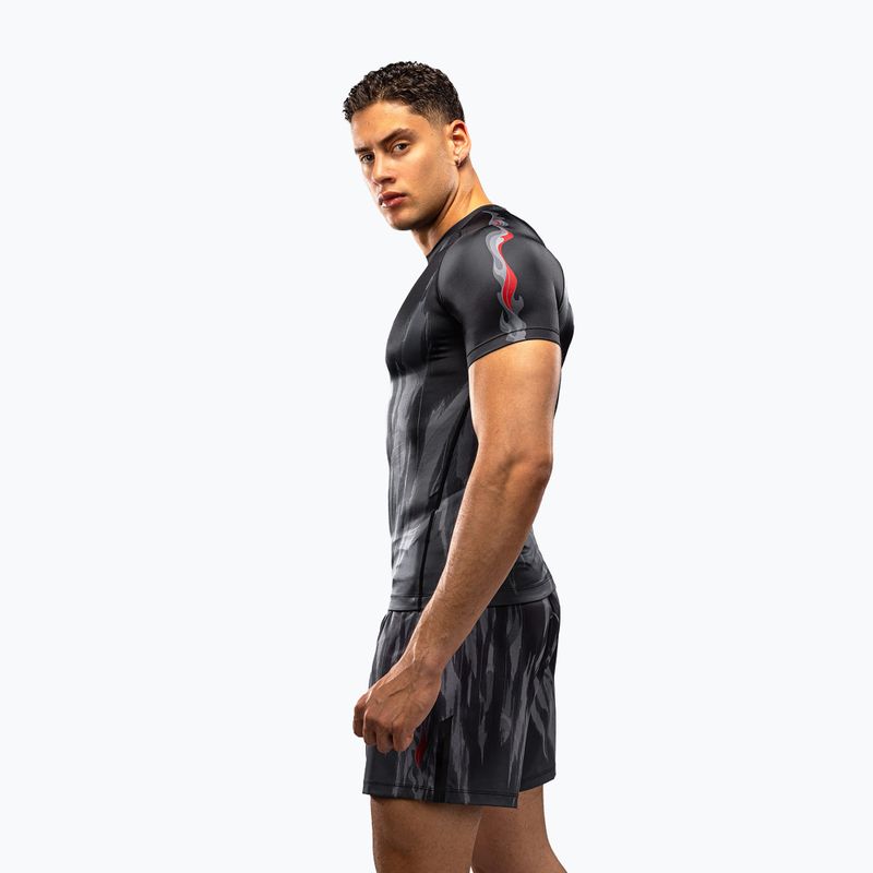 Men's rashguard Venum Demon Rashguard SS black/grey 3