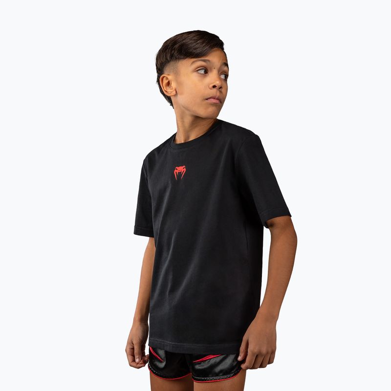 Children's T-shirt Venum Attack Cotton black/red 3