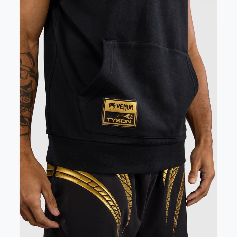 Men's sweatshirt Venum x Mike Tyson Tiger Sleeveless Hoodie black/gold 8