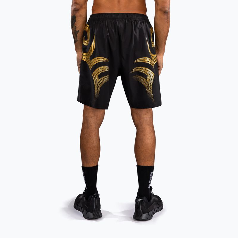 Men's training shorts Venum x Mike Tyson Tiger Training black/gold 3