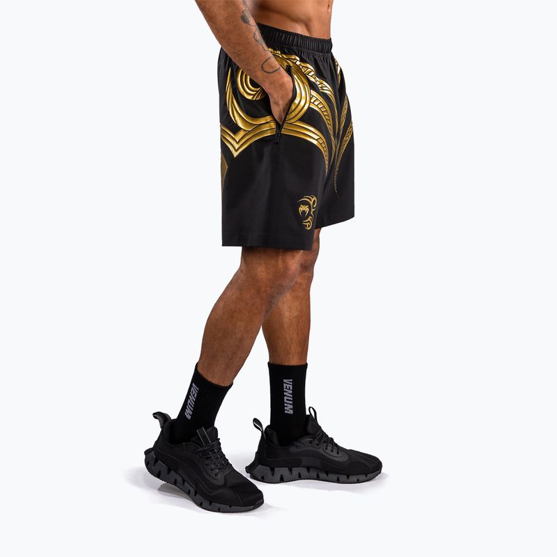 Men's training shorts Venum x Mike Tyson Tiger Training black/gold 4