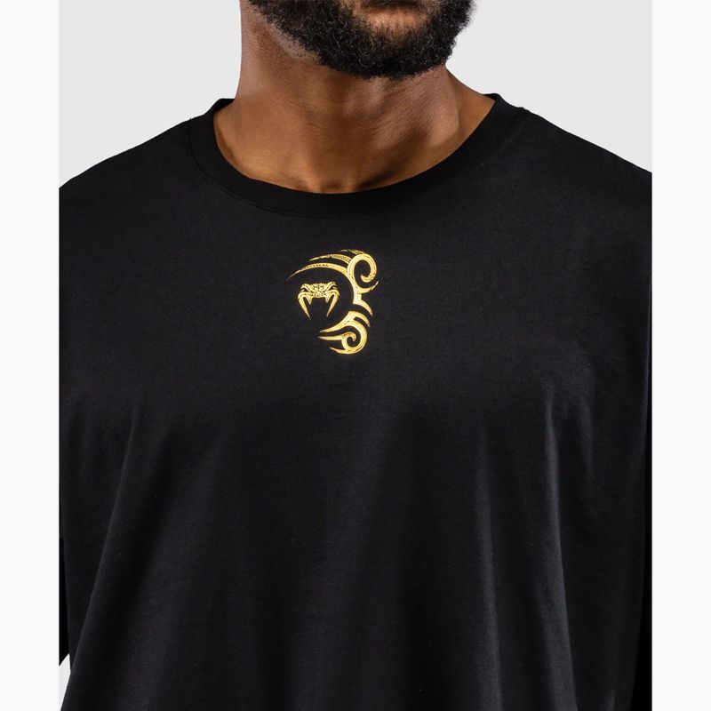 Men's T-shirt Venum x Mike Tyson Tiger VENUM-06406-126 black/gold 3