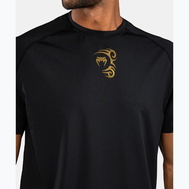 Men's T-shirt Venum x Mike Tyson Tiger Dry Tech black/gold 5