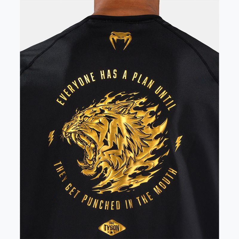 Men's T-shirt Venum x Mike Tyson Tiger Dry Tech black/gold 6