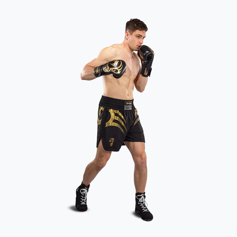 Men's training shorts Venum x Mike Tyson Tiger black/gold 2