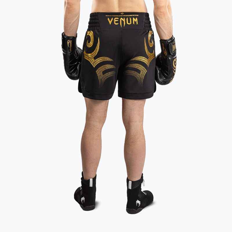 Men's training shorts Venum x Mike Tyson Tiger black/gold 3