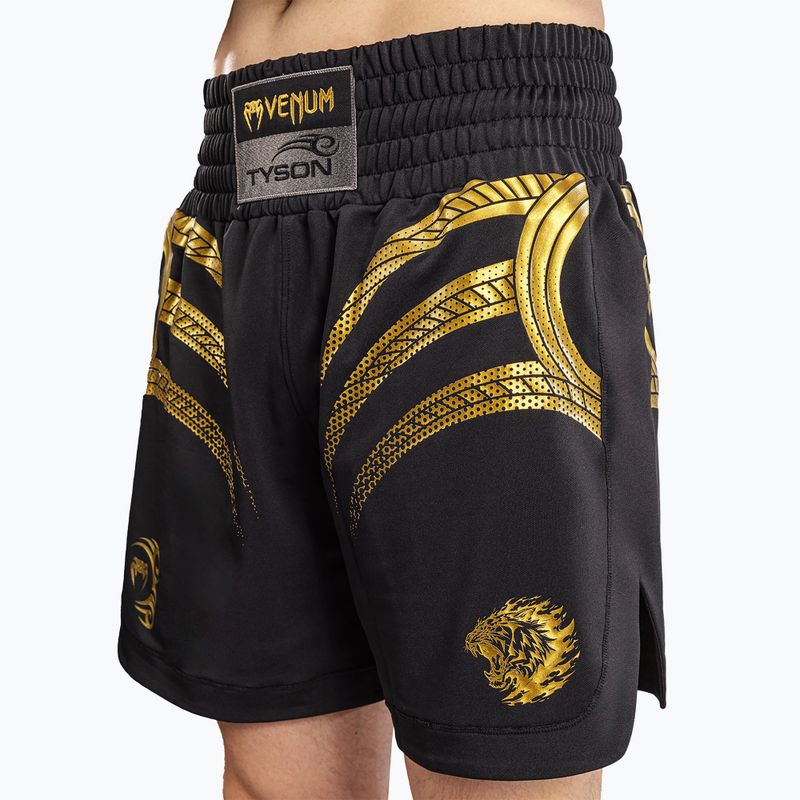 Men's training shorts Venum x Mike Tyson Tiger black/gold 5