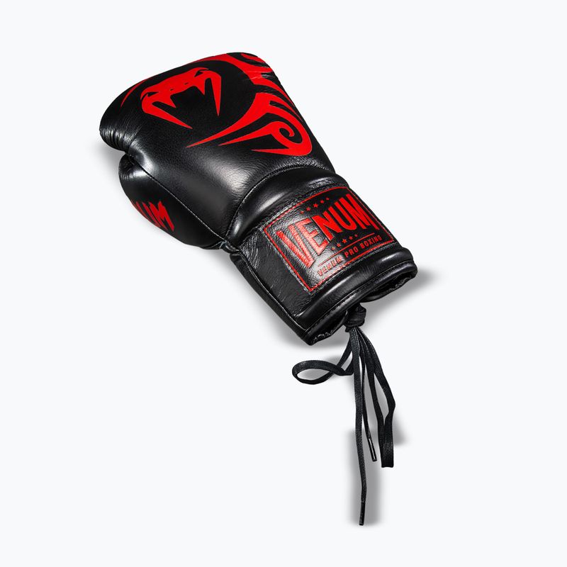 Boxing gloves Venum Giant 2.0 Mike Tyson Pro Boxing black/red 3