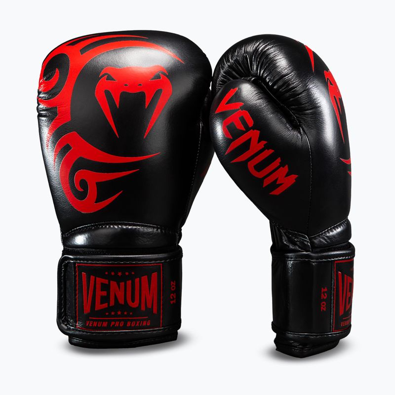 Boxing gloves Venum Giant 2.0 Mike Tyson Pro Boxing black/red 2