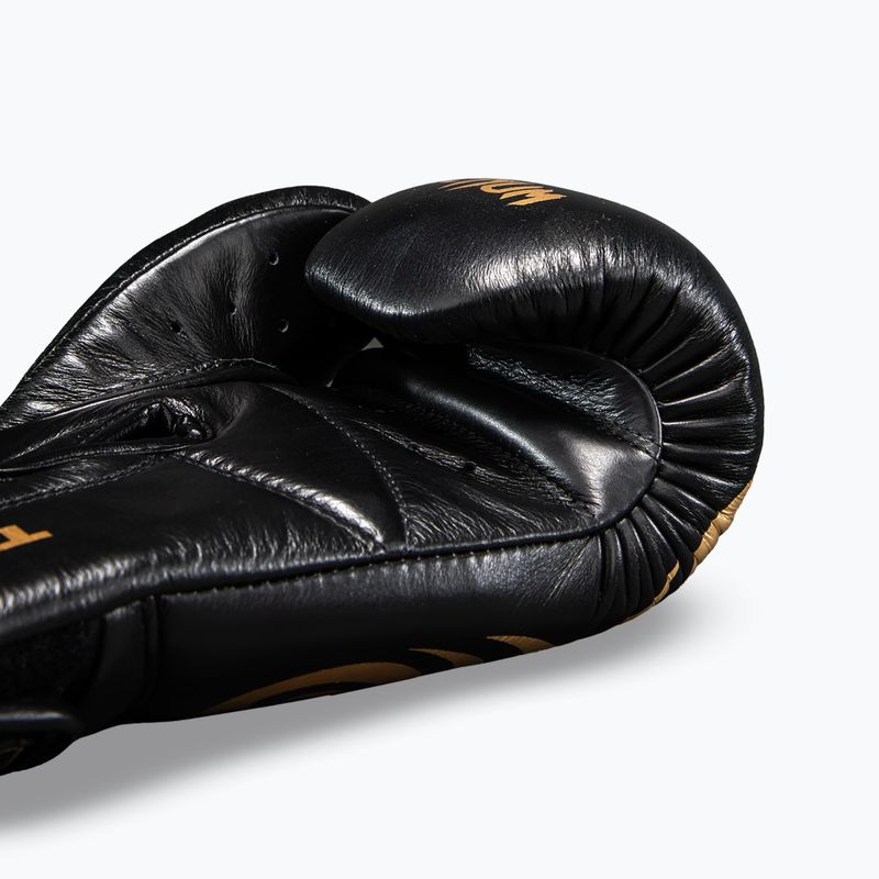 Boxing gloves Venum Giant 2.0 Mike Tyson Pro Boxing black/gold 3